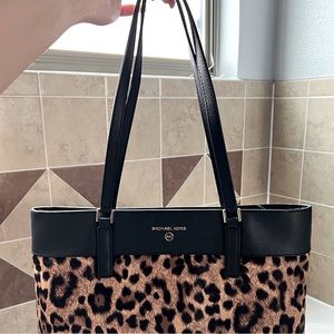 Michael Kors Morgan Tote Cheetah print